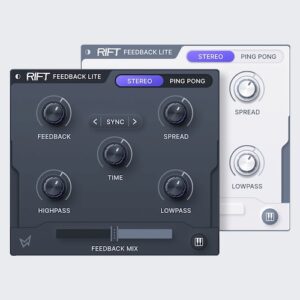 Minimal Audio「Rift Feedback Lite」フィードバックを音程付きで自在にコントロール！ノイズにならず楽曲に溶け込む物理モデリング系エフェクト｜DTMプラグインセール