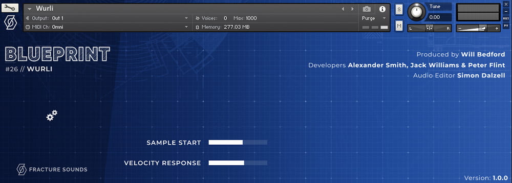 Fracture Sounds「Blueprint: Wurli」ヴィンテージWurlitzerの温かさと荒々しさを忠実に再現し、現代的な空間表現までカバーするエレクトリックピアノ音源｜DTMプラグインセール