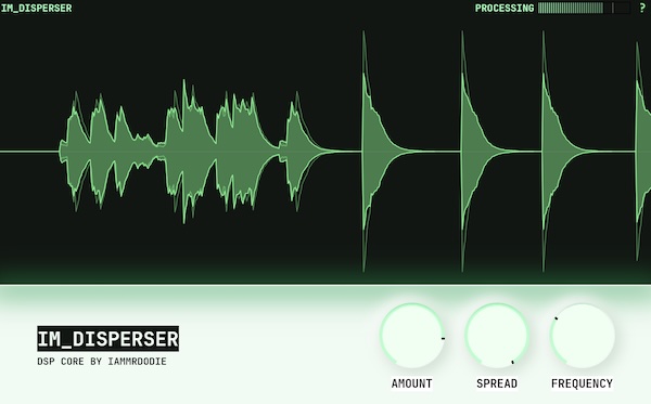 SOUT AUDIO「IM_DISPERSER」音を潰さず存在感を足すという選択肢！音の到達順を調整してパンチとまとまりを両立させるプラグイン｜DTMプラグインセール
