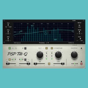 PSP Audioware「PSP Tilt-Q」3つの特性を切り替えられるTilt＆Loudness EQ搭載！サチュレーション＆アナライザー内蔵の高品位コンソール型EQ｜DTMプラグインセール