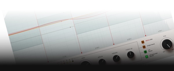 Softube「Weiss DS5 Multiband Compressor」Weiss DS1-MK3を全バンドに移植、3つの位相モード、低レイテンシー設計、マクロコントロールで5つのDS1を簡単操作できる透明性最高峰のマルチバンドコンプレッサー｜DTMプラグインセール