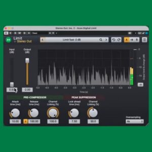 Acon Digital「Limit」音を変えずに音圧だけを整えるという選択肢！透明性を追求したリミッター｜DTMプラグインセール