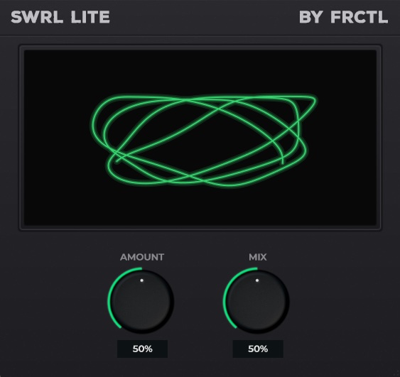 FRCTL Audio「SWRL Lite」AMOUNTを回すだけでサウンドが進化する、ゼロレイテンシー対応の軽量モーションマルチエフェクト｜DTMプラグインセール