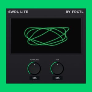 FRCTL Audio「SWRL Lite」AMOUNTを回すだけでサウンドが進化する、ゼロレイテンシー対応の軽量モーションマルチエフェクト｜DTMプラグインセール