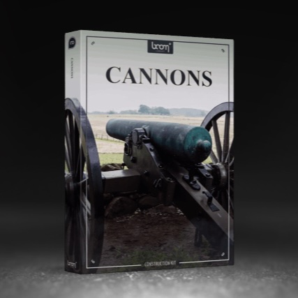 BOOM Library「CANNONS – CONSTRUCTION KIT – FREE SOUNDS」中世〜近世の戦闘シーンをリアルに再現！15種類の大砲を26チャンネル録音で収録した、映画・ゲーム・トレーラー制作に使える本格派キャノンサウンド｜DTMプラグインセール