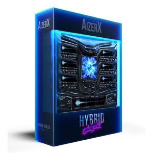 Keepforest 「AizerX - Hybrid Cyberpunk Toolkit (Free Sample Pack)」近未来サイバーパンクの世界観を一瞬で構築できる、重厚ブラームとトレーラーヒットを収録したシネマティック特化型ハイブリッドサンプルパック｜DTMプラグインセール