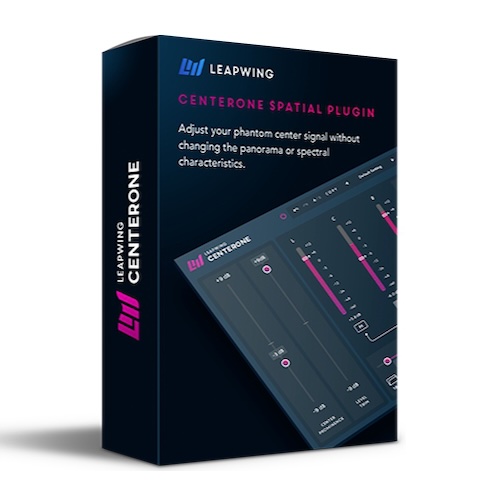 Leapwing Audio「CenterOne」パンや音色を変えずに“ファントムセンター”だけを増減できる、Mid-Sideに頼らない新しいステレオ調整プラグイン|DTMプラグインセール
