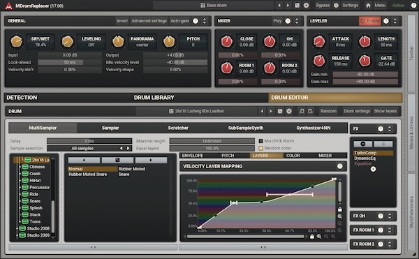 MeldaProduction「MDrumReplacer」マイク立てミスでもドラムが嫌いでも大丈夫！不満なドラム録音を丸ごと立て直し、ライブ感を保ったまま置き換えるワークフロー｜DTMプラグインセール