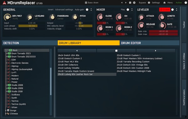 MeldaProduction「MDrumReplacer」マイク立てミスでもドラムが嫌いでも大丈夫！不満なドラム録音を丸ごと立て直し、ライブ感を保ったまま置き換えるワークフロー｜DTMプラグインセール