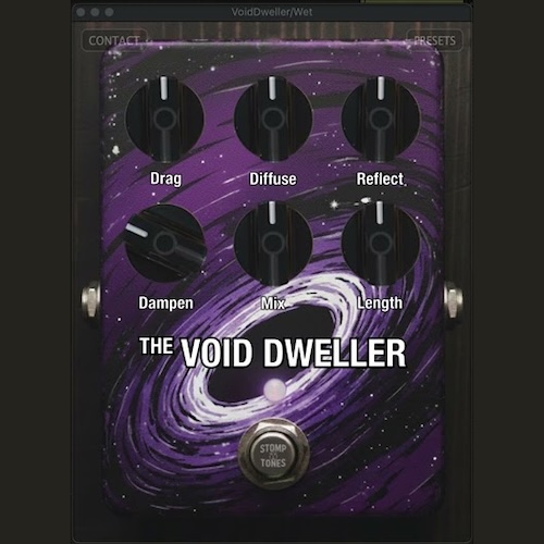 StompTones「The Void Dweller Reflective Reverb VST3」シューゲイザーやドリームポップに最適！無限サステインとランナウェイ・フィードバックで作る幻想的アンビエント空間｜DTMプラグインセール