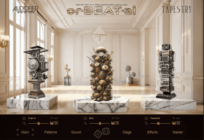 Audiofier「OrBEATal」3レイヤー構造と独立シーケンサーで複雑なポリリズムまで直感的に構築できる、映像音楽に最適なシネマティック・パーカッション音源｜DTMプラグインセール