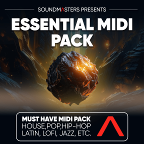 Soundmasters「ESSENTIAL MIDI Pack」94種類のプロ制作アイデアを12キー完全収録、合計1128MIDIを収めたMIDIパック｜DTMプラグインセール