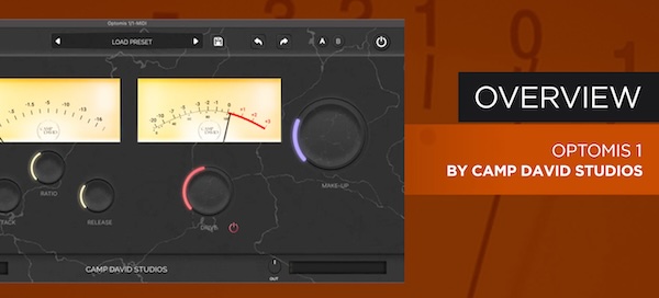 Camp David Studio「Optomis 1」透明感のある2ステージコンプレッションとビンテージ風サチュレーションを両立する、直感操作型コンプレッサー｜DTMプラグインセール