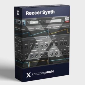 Kreuzberg Audio「Reecer Synthesizer（Public Beta）」トリプルオシレーター×29フィルター×4段ディストーションを搭載した現代型エレクトロニック向けシンセ｜DTMプラグインセール