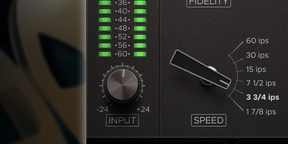 Harrison「Tape Saturator」低域を太く・高域を滑らかに・トランジェントを優しく整える！7“2トラック”リールの温かさと一体感を、5段階Fidelity×6段階Speedで本物っぽく再現するテープサチュレーター｜DTMプラグインセール