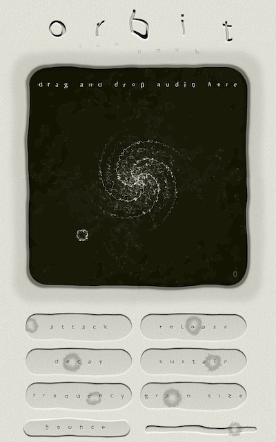 dumumub「orbit」重力の動きを音に落とし込むという発想！オーガニックなテクスチャを生み出すグラニュラーシンセ｜DTMプラグインセール