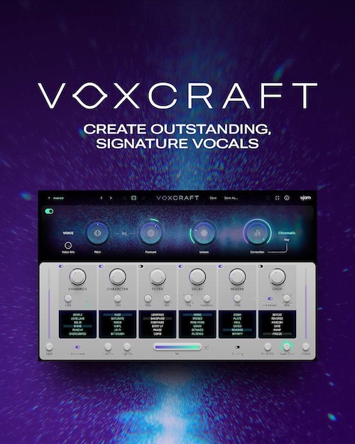 UJAM「VOXCRAFT」ピッチとフォルマントを別々に動かせるのが強い！声質・性別感・質感まで変える、自然〜異世界ボイス設計ガイド｜DTMプラグインセール