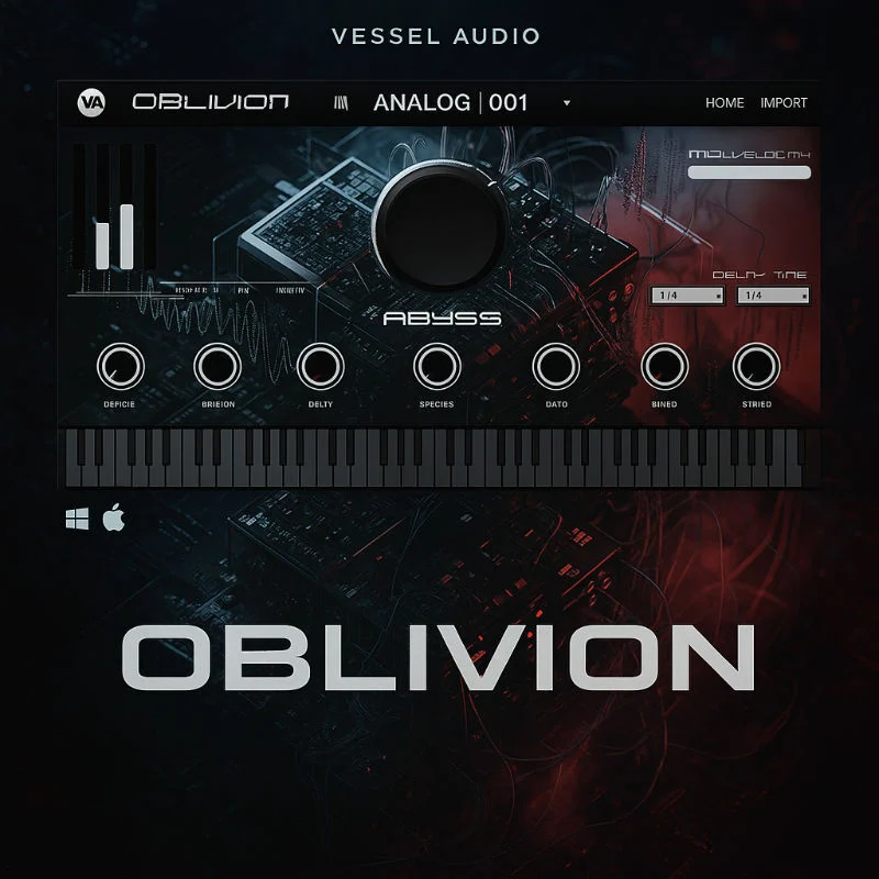 Vessel Audio「Oblivion VST Plugin」ベース、シンセ、パッド、FXまで網羅した150音色！制作スピードとクオリティを同時に高めるマルチ音源｜DTMプラグインセール
