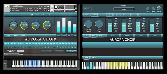 Aria Sounds「Aurora Choir Bundle」幻想的で透明感のある女性合唱をリアルに再現！トゥルーレガートと24種シラブルで旋律もリズムも自在に操れる本格シネマティッククワイア音源｜DTMプラグインセール