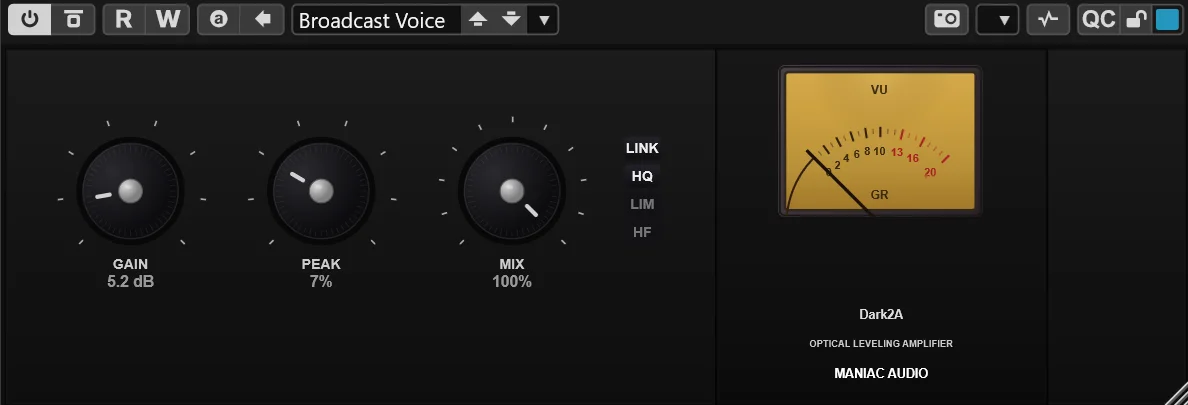 Maniac Audio「Dark2A」倍音豊かなアナログ感とスムーズなゲインリダクションで“かけている感じがしない”ミックスを実現するLA-2A系オプトコンプ|DTMプラグインセール