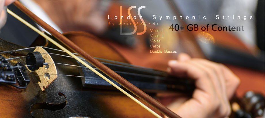 Aria Sounds「London Symphonic Strings」True Legato・4マイク収録・豊富な奏法で実現するリアルなオーケストラ表現！42GBの大容量ストリングス音源｜DTMプラグインセール