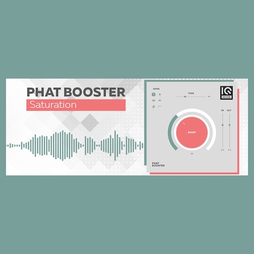 Singomakers「Phat Booster」ワンノブで音の印象がここまで変わる！4種類のアルゴリズムとトーン調整で低域に厚みとパワーを加えるサチュレーションプラグイン｜DTMプラグインセール