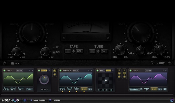 Sync Audio「MegaMod」手持ちのプラグインにモジュレーション機能を後付けできる！すべてのEQやサチュレーターを動的に変える拡張プラグイン｜DTMプラグインセール