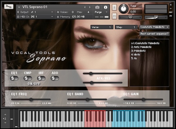 Bela D Media「Vocal Tools Latin Bundle」ソプラノ&テノールを収録、固定フレーズに縛られない!ラテン語ソロボイスを自在に操る、音節単位でフレーズを再構築できるシネマティック特化型ボーカル音源|DTMプラグインセール