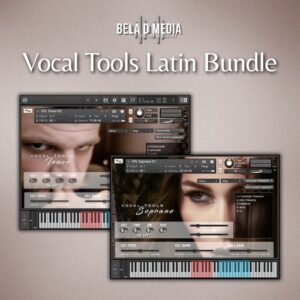 Bela D Media「Vocal Tools Latin Bundle」ソプラノ＆テノールを収録、固定フレーズに縛られない！ラテン語ソロボイスを自在に操る、音節単位でフレーズを再構築できるシネマティック特化型ボーカル音源｜DTMプラグインセール
