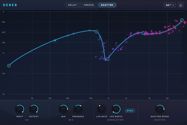 Primary0「Deneb」のアプローチ ただのディレイでは終わらない！高域だけを伸ばし、低域を刻む、Logic Pro用の次世代スペクトラル・エフェクト｜DTMプラグインセール