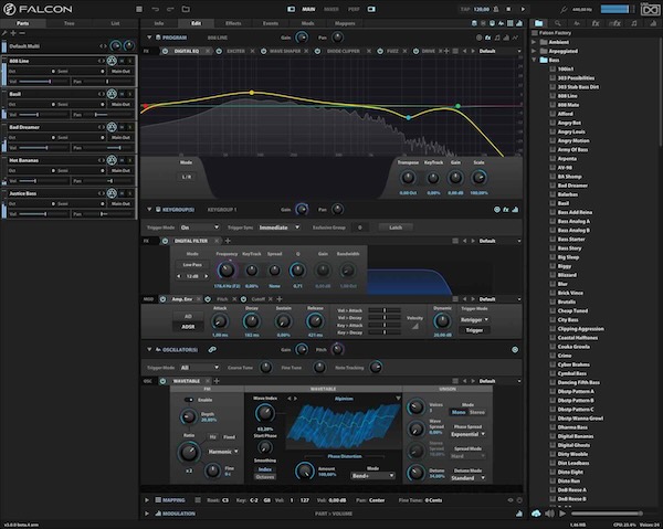 UVI「Falcon Extended Bundle」24種類のオシレーターと100種類以上の高品質エフェクトを搭載、さらに多数の拡張音源まで網羅!プリセットを活かしたスピード制作から、レイヤー構築による本格サウンドデザインまで1台で完結する次世代型音作り環境|DTMプラグインセール