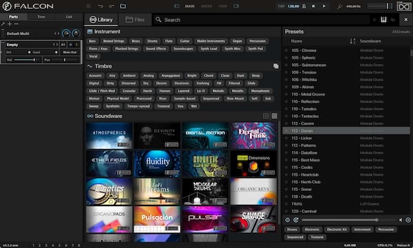 UVI「Falcon Extended Bundle」24種類のオシレーターと100種類以上の高品質エフェクトを搭載、さらに多数の拡張音源まで網羅!プリセットを活かしたスピード制作から、レイヤー構築による本格サウンドデザインまで1台で完結する次世代型音作り環境|DTMプラグインセール