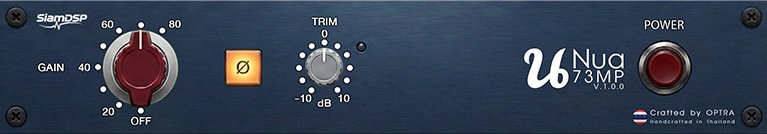 Siam DSP「NUA73MP」70年代ヴィンテージ・プリアンプの質感を再現するアナログ系サチュレーションプラグイン|DTMプラグインセール