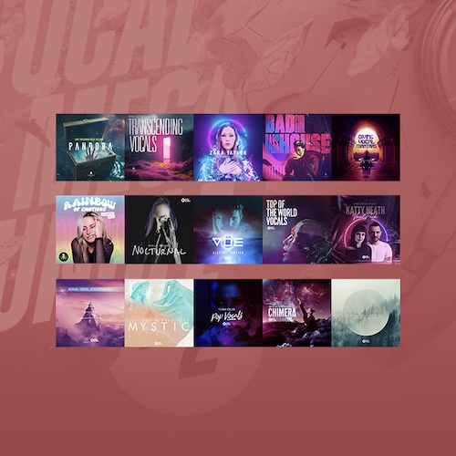 Black Octopus「Mega Vocal Bundle 2」フルアカペラ・ラップ・ボーカルFXまで網羅！EDMからPop、Trap、Cinematicまで対応する、15種類のプロ仕様ボーカルパックを収録した大規模ライブラリ｜DTMプラグインセール