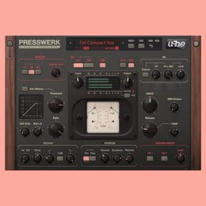 u-he「Presswerk」温かい“音楽的コンプ”に現代機能を全部盛り！FF/FB/INT検出切替、M/S、DPR、サチュ、内部パラレル、サイドチェインまで揃う万能ダイナミクス｜DTMプラグインセール