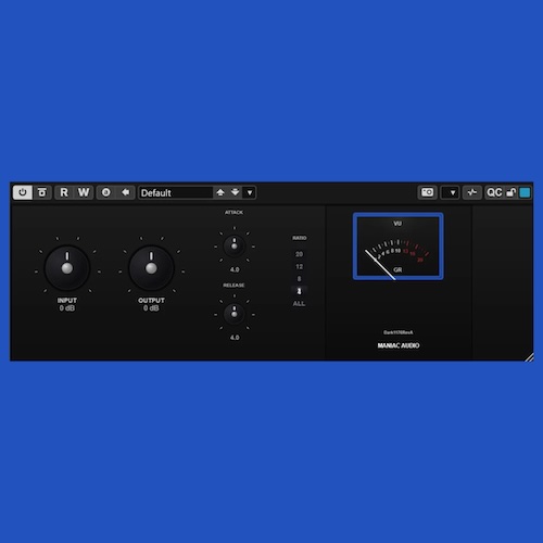 Maniac Audio「Dark1176RevA」ドラムに鋭いアタック、ボーカルに前に出る存在感を！初期“Blue Stripe”の荒々しさと超高速FETコンプレッションを現代DAWで再現｜DTMプラグインセール