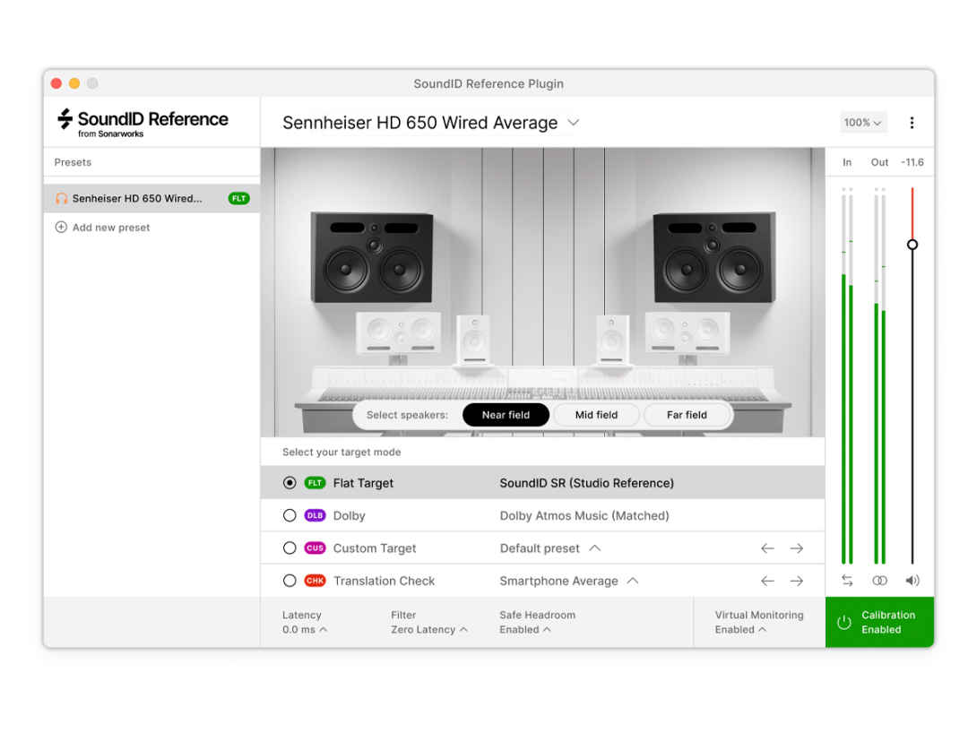 Sonarworks「Virtual Monitoring Add-On for SoundID Reference」ヘッドホンでもスピーカー基準の判断へ！パン・奥行き・ステレオ幅の最終チェック、スピーカー前に座っている感覚をヘッドホンで再現｜DTMプラグインセール