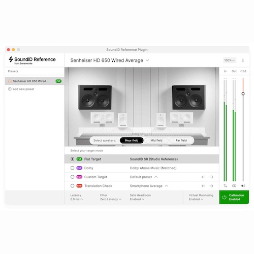 Sonarworks「Virtual Monitoring Add-On for SoundID Reference」ヘッドホンでもスピーカー基準の判断へ！パン・奥行き・ステレオ幅の最終チェック、スピーカー前に座っている感覚をヘッドホンで再現｜DTMプラグインセール