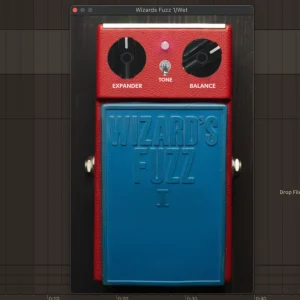 StompTones「Wizard's Fuzz 1」暴れ狂うオクターブ倍音と削れたミッドレンジ！きれいにまとまらないからこそ面白い、原始的で攻撃的なファズプラグイン｜DTMプラグインセール