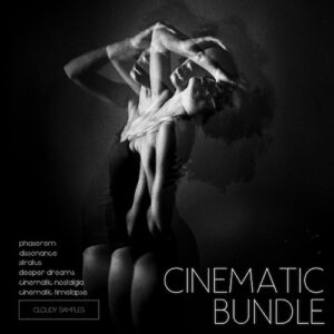 Cloudy Samples「Cloudy Samples Cinematic Bundle」ループ・MIDI・シンセプリセットを網羅！ 映画音楽・ゲームBGM・アンビエント制作まで幅広く対応する、シネマティック総合サウンドバンドル｜DTMプラグインセール