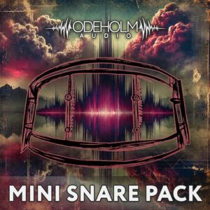 Odeholm Audio「Mini Snare Pack」Impact Drums 1から厳選された2種類のスネアを収録、4ベロシティ×12ラウンドロビン対応のスネア音源｜DTMプラグインセール