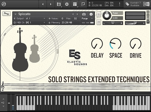 Elastic Sounds「Spiccato Violin and Cello」映画・ゲーム・ポップス制作に最適！推進力のあるリズムを生み出すバイオリン＆チェロのスピッカート音源｜DTMプラグインセール