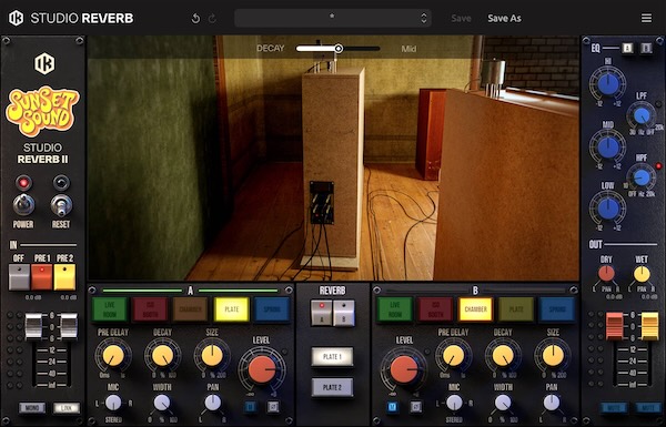 IK Multimedia「Sunset Sound Studio Reverb II」実在スタジオの質感を保ったまま拡大・縮小して現代ミックスに合わせられる!VRM™が生む“奥行きと動き”、27箇所の独立ポジションと336IRでリアルに鳴る次世代リバーブ|DTMプラグインセール