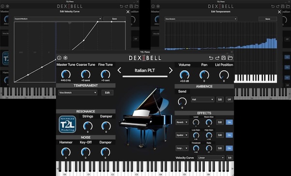 Dexibell「T2L Piano」共鳴・ハンマーノイズ・キーオフ音まで細かく調整可能!サンプリングとリアルタイムモデリングを融合し、ペダルや弦の相互作用まで再現する次世代バーチャルピアノ音源|DTMプラグインセール