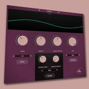 Acedia Audio「Tremolo Viola」19種類の波形＋高度なウェーブシェイピング搭載！揺れを“設計”できる次世代トレモロプラグイン｜DTMプラグインセール