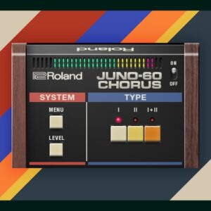 Roland「JUNO-60 CHORUS」80年代の名機に宿る“あの揺らぎ”をDAWで再現！本物のステレオ・コーラスの広がりと奥行き｜DTMプラグインセール