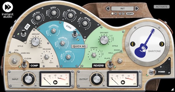 United Plugins「QuickAG」アコギ/ウクレレ/マンドリンの“混ぜにくさ”を数秒で解決！楽器別セレクター自動EQ＋最適コンプ＋ブレンドリバーブ搭載の時短ミックスプラグイン｜DTMプラグインセール