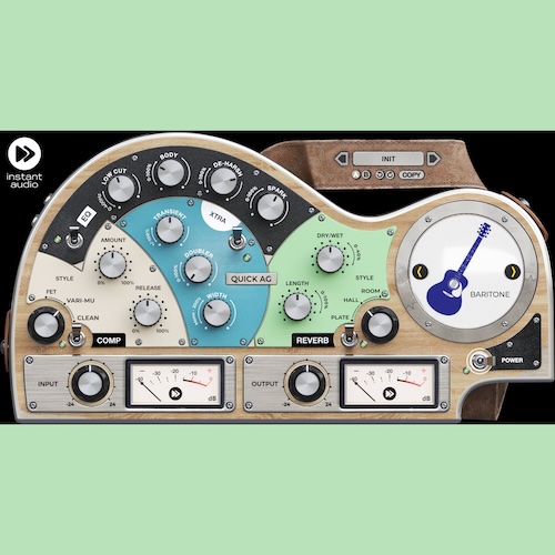 United Plugins「QuickAG」アコギ/ウクレレ/マンドリンの“混ぜにくさ”を数秒で解決！楽器別セレクター自動EQ＋最適コンプ＋ブレンドリバーブ搭載の時短ミックスプラグイン｜DTMプラグインセール