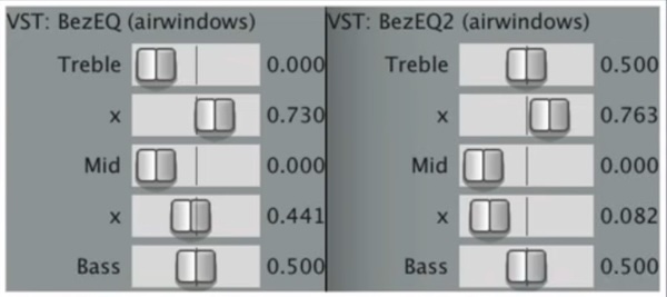 Airwindows「BezEQ2」音を変えた気がしないのに、なぜか前に出る！クロスオーバー再合成で自然な存在感を生む3バンドEQ｜DTMプラグインセール