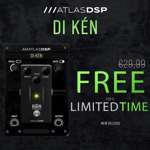 AtlasDSP「DI KEN」歪みだけでは終わらない！アンプ前段を一括で最適化するサチュレーション・ピッチ・ゲート統合型プラグイン｜DTMプラグインセール